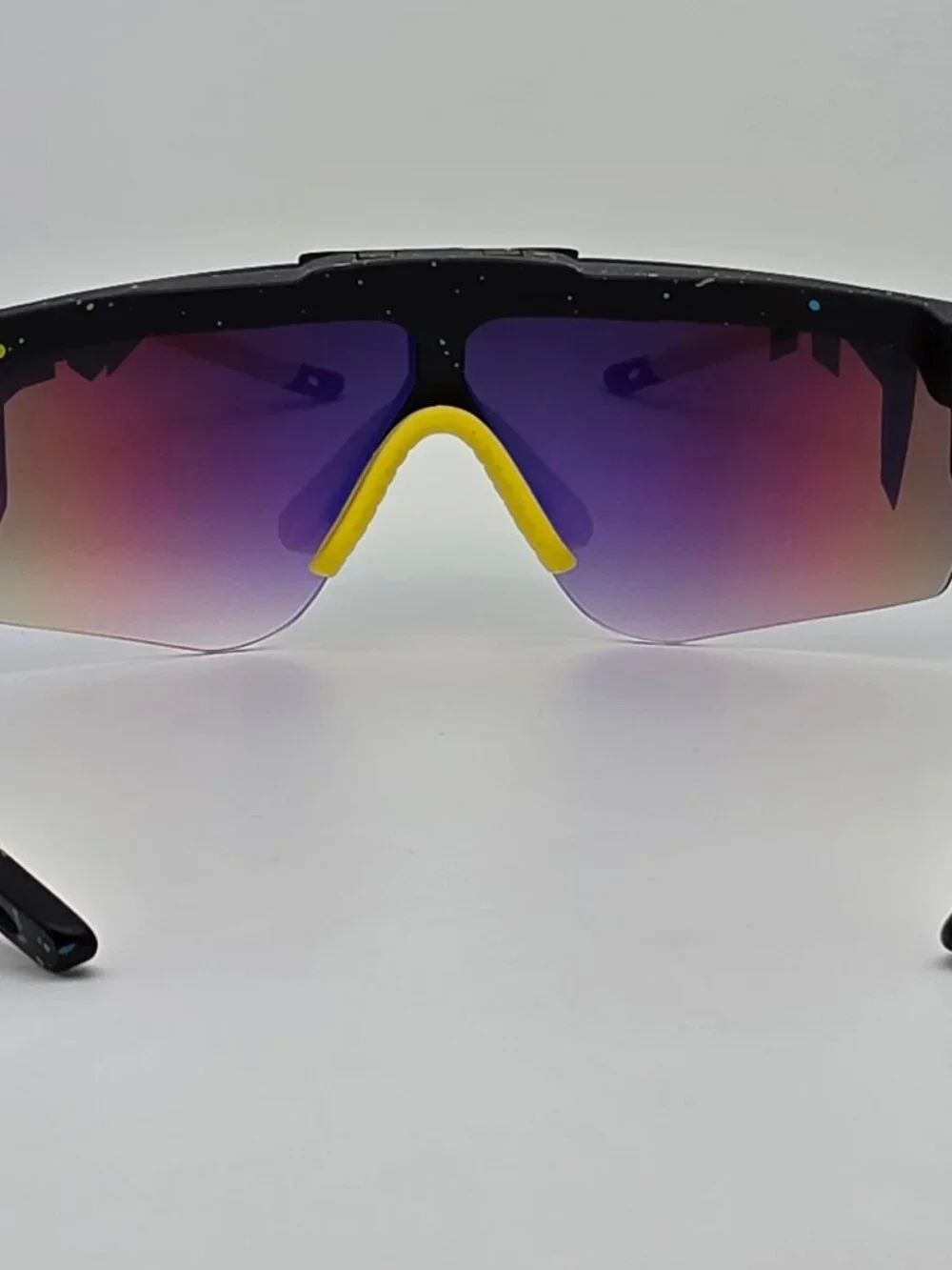 Pit Viper The Cosmos Flip-Offs 2.0 Black Frame Gold Mirror Lens Sunglasses